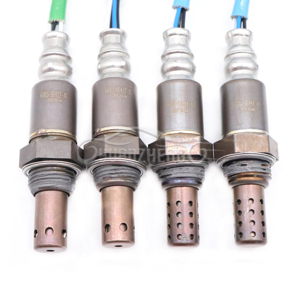 ya 2 8.15 Fit for 2005-2007 for Jaguar XJ8 XJR Vanden Plas 4PCS Up+Downstream Oxygen O2 Sensor