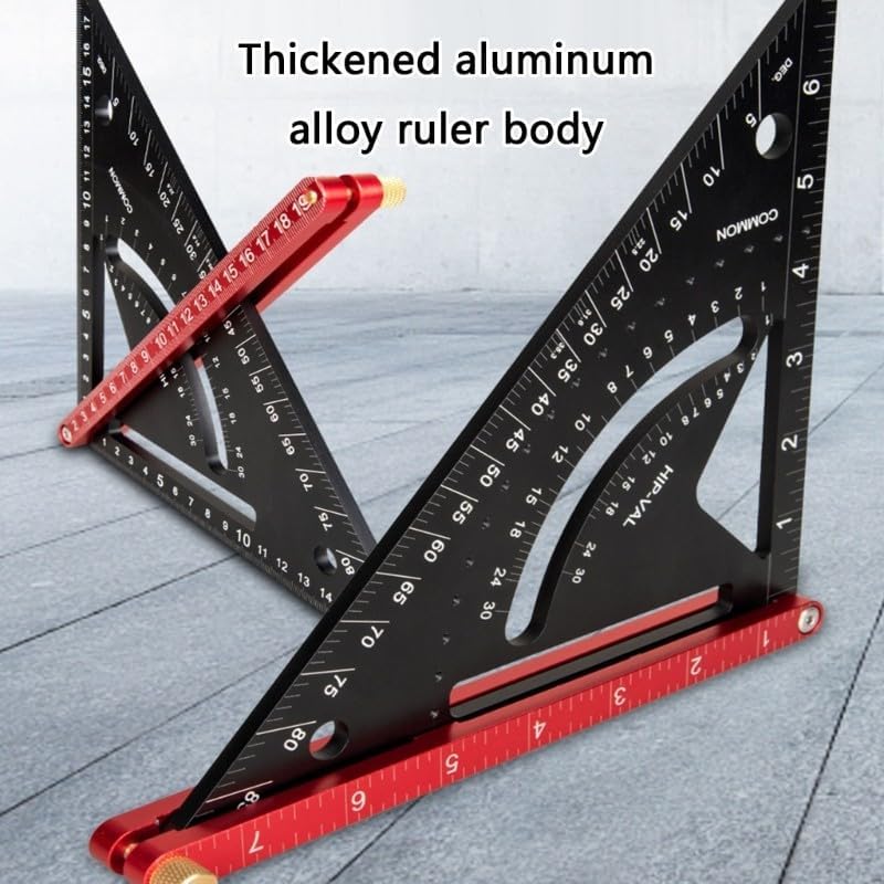 ya 26 10.21 baidi Triangles Ruler 7Inch Measurement Tool Alu um Carpentry Set Square Angles