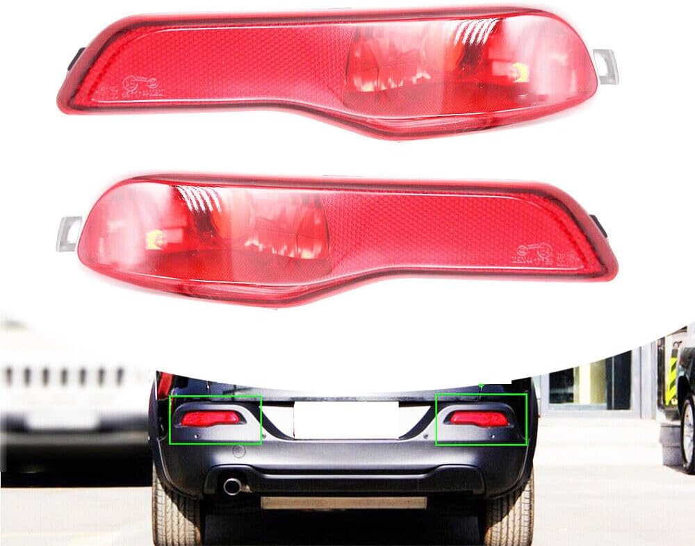 ya 10 9.16 zhengce Rear bumper light reflector light for 14-18 for Jeep Cherokee 68105144AC 61