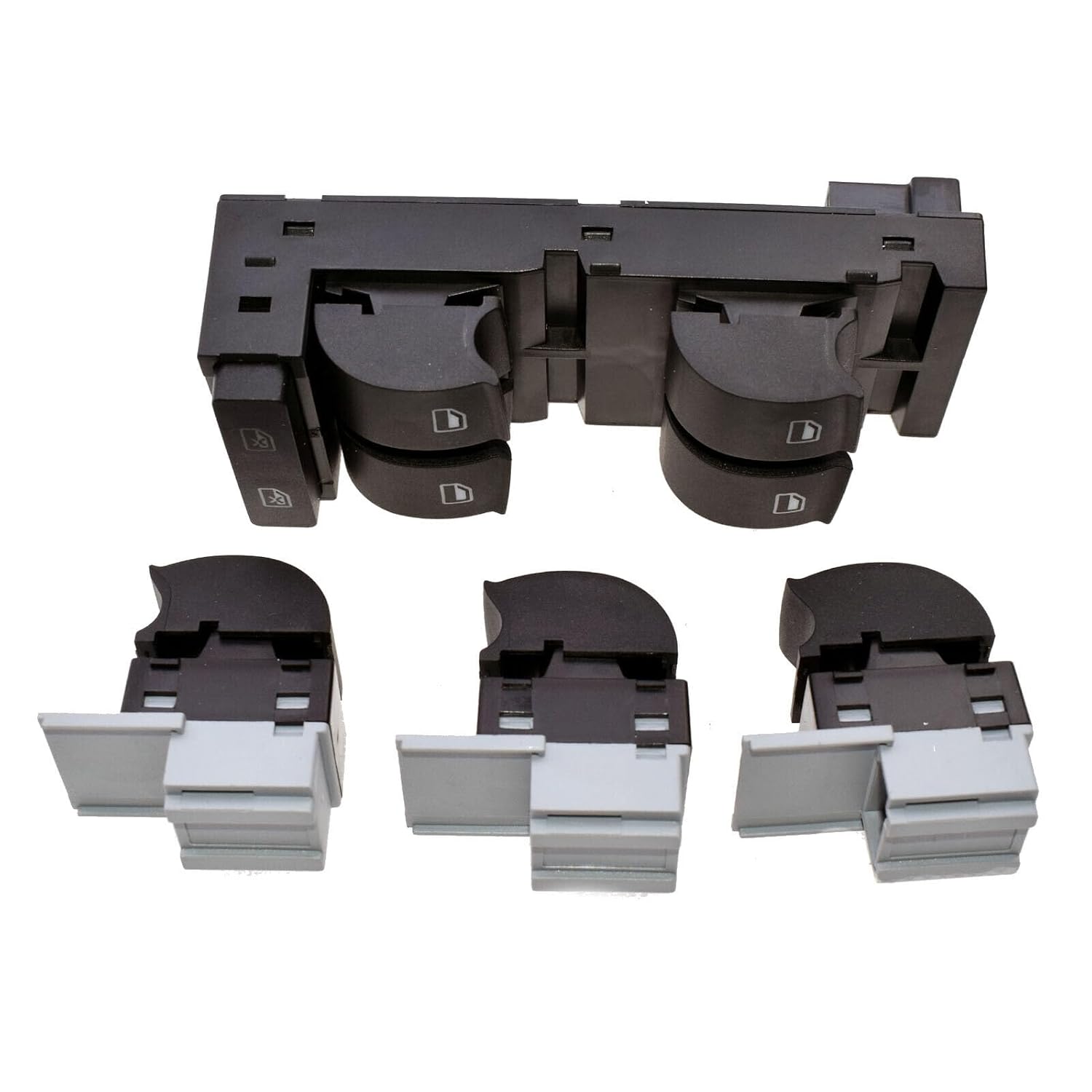 ya 4 8.8.2 Suitable for Audi A6 RS6 Quattro Driver Passenger Side Power Window Switch 4B0959851 4 Pieces