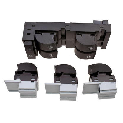 ya 4 8.8.2 Suitable for Audi A6 RS6 Quattro Driver Passenger Side Power Window Switch 4B0959851 4 Pieces