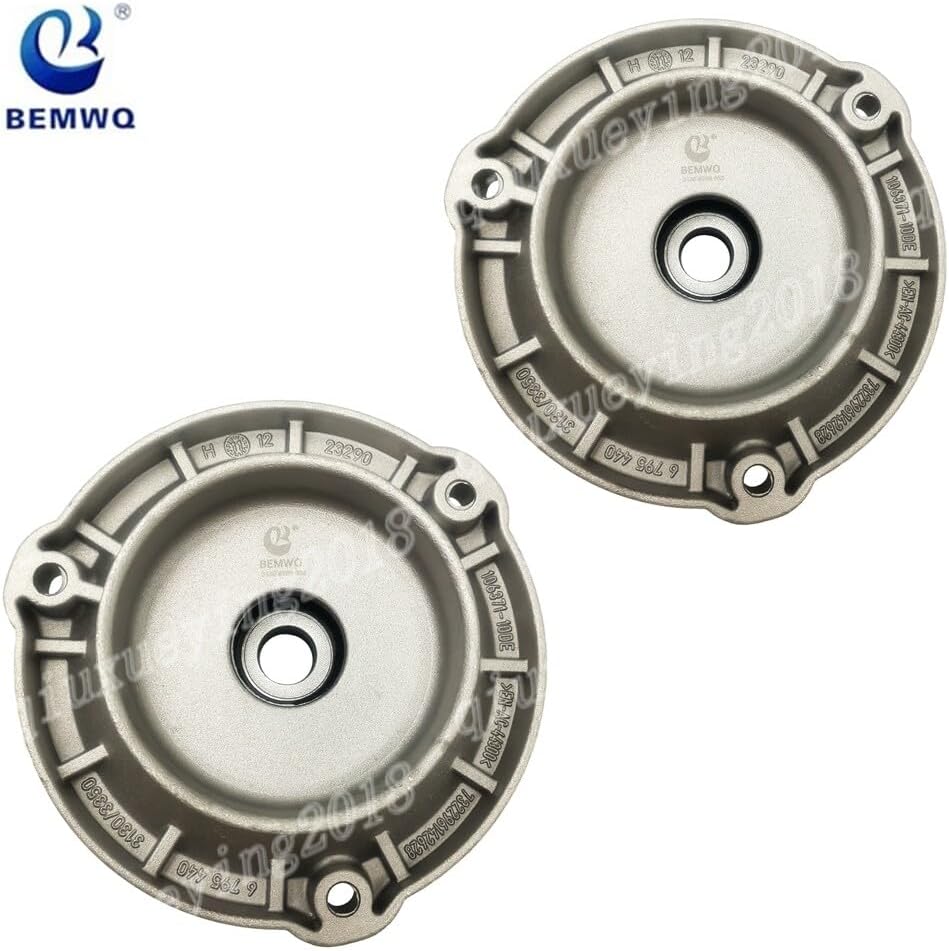 ya 8 8.24 baidi 2 Front Support Strut Mount Set LH RH for BMW 535i 550i 640i 650i GT 31306795082
