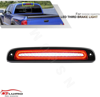 ya 4 8.10 Smoked LED 3rd flasher 3rd brake light cargo light for 97-11 for Dodge Dakota for Ram 