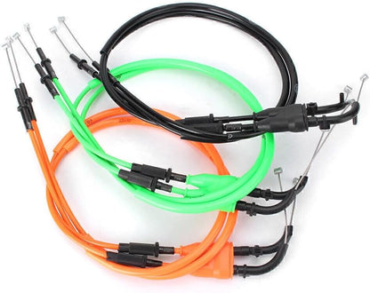 ya 5 8.24 baidi for Kawasaki ZX-6R 2009-2016 2x Motorcycle Throttle Cable Accelerator Wire