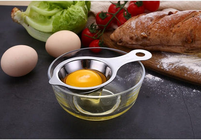 ya 14 9.20 baidi 2pcs Portable Separator Divider Extractor Stainless Steel Yolk Sieve for-1