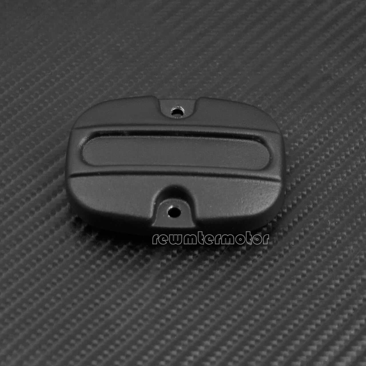 ya 6 8.24 baidi Matte Black Rear Brake Master Cylinder Cover w/Gasket Fit for Harley Touring