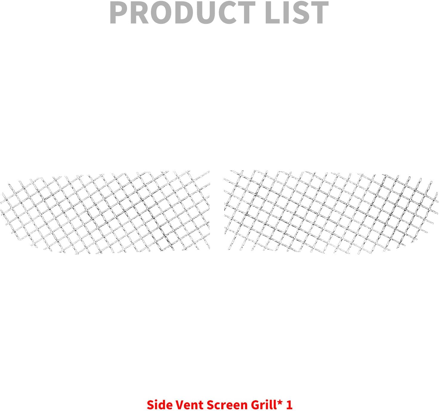 ya 7 8.24 baidi Honeycomb Mesh Fairing Vent Screen Grill for Harley Electra Street Glide 14-2023