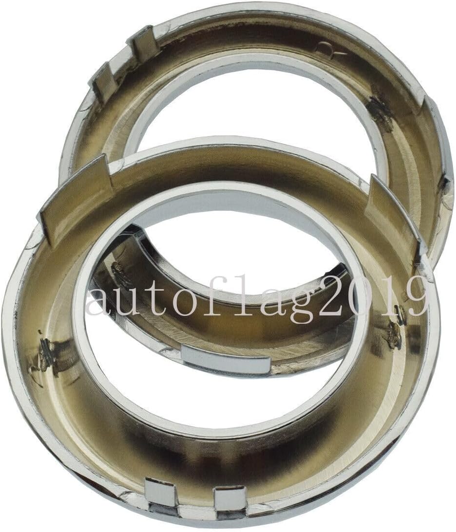 ya 4 8.24 baidi for Dodge Durango 2016-2020 Dual Fog Light Bezel Chrome Light Ring Left and Right 
