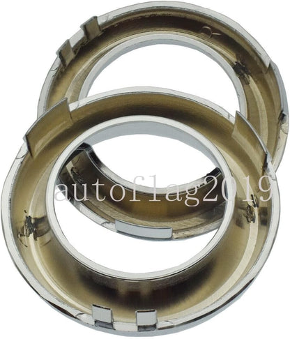 ya 4 8.24 baidi for Dodge Durango 2016-2020 Dual Fog Light Bezel Chrome Light Ring Left and Right 