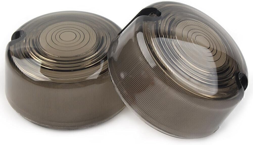 ya 4 8.8.2 SmokenTurn Signal Lens Cover for Harley Dyna FXD FXR Sportster XLH 883 1200 FXST