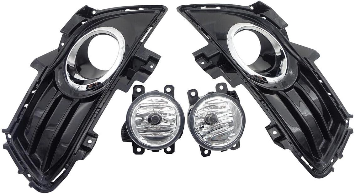 ya 7 8.24 baidi BUMPER CLEAR FOG LIGHT DRIVING LAMP W/COVER Fit for Ford Fusion/Mondeo 2013-2016