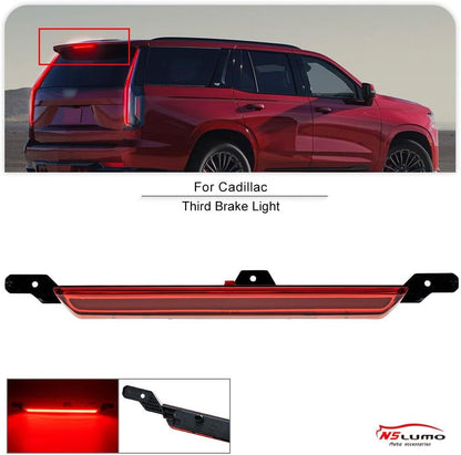 ya 7 8.24 baidi Center High Mount Red Lens LED Third Brake Light for 2022-2024 for Cadillac for Escalade 