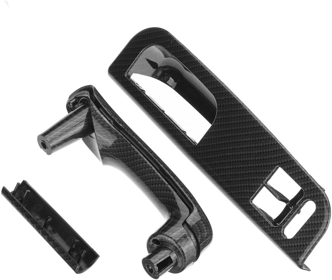 ya 4 8.14 3X Carbon Interior Door Handle Pull Handle Trim Door Handle Trim for VW for Golf 4 for Bora
