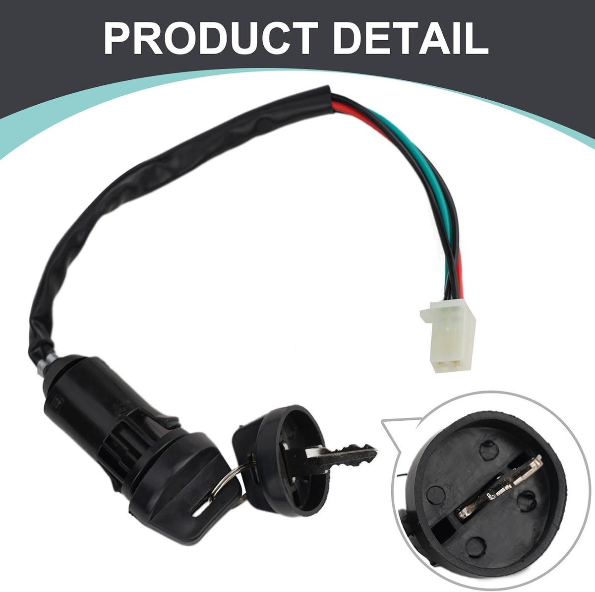 ya 6 8.14 50-250CC Ignition Switch Key Waterproof For Motocross-ATV Accessories New