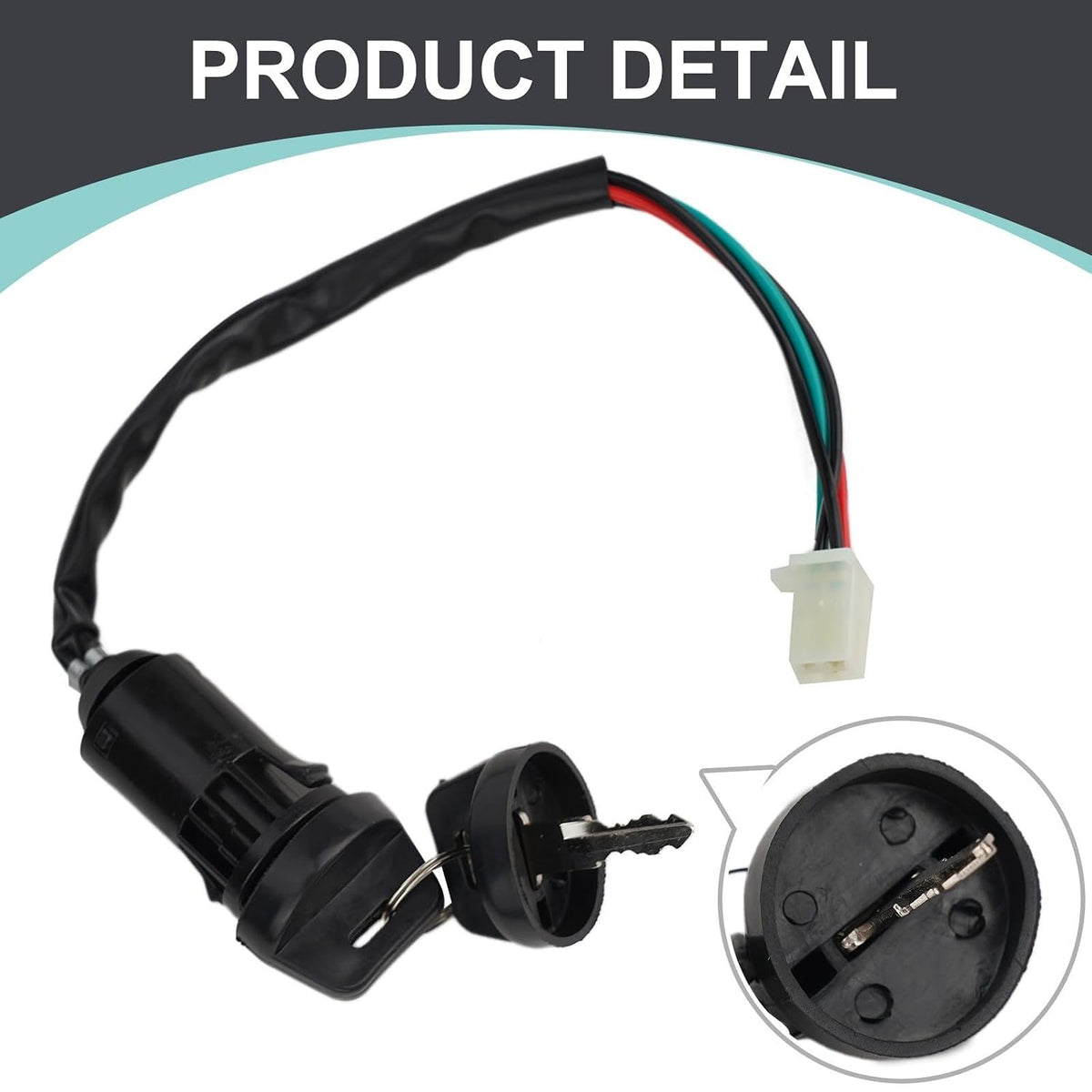 ya 9 10.24 50-250CC Ignition Switch Key Waterproof for Motocross-ATV Accessories New