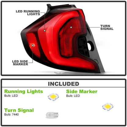 ya 10 9.16 zhengce Right Tail Lights For 2018-2021 for GMC Terrain Rear Brake Stop Rear Tailla