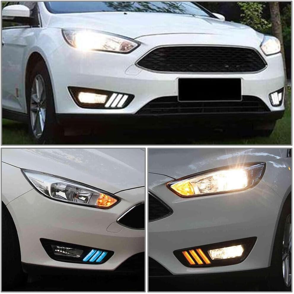 ya 4 8.8 2 LED Daytime Running Lights DRL Fits for Ford Focus 2015-2016