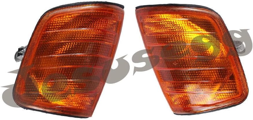 ya 6 8.24 baidi 2Pcs Left + Right Front Amber Turn Indicator Signal Light Fit for Mercedes E Class