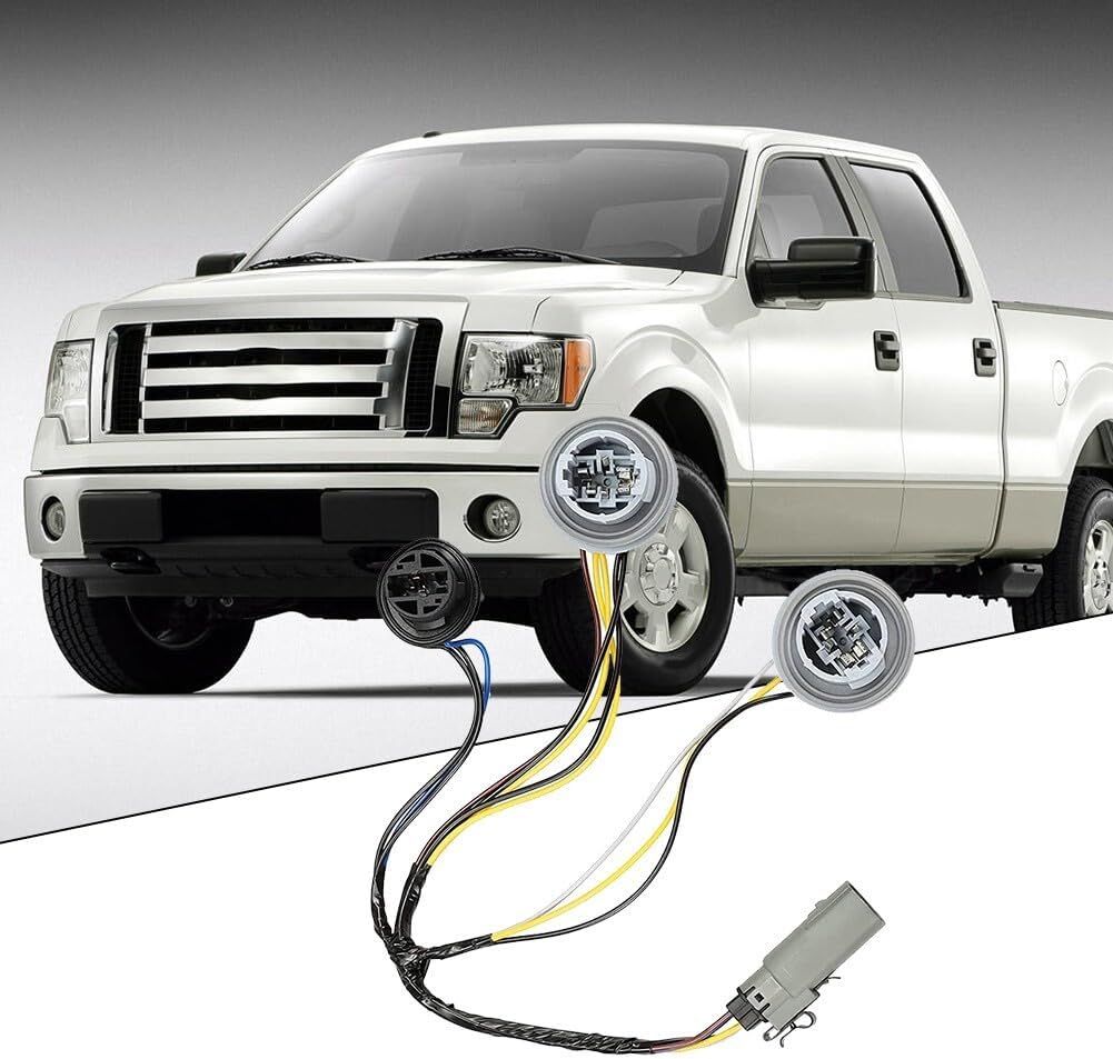 ya 13 9.15 baidi For for Ford F150 F-150 2018-2020 Tail Light Rear Lamp Socket And Wire Assembly