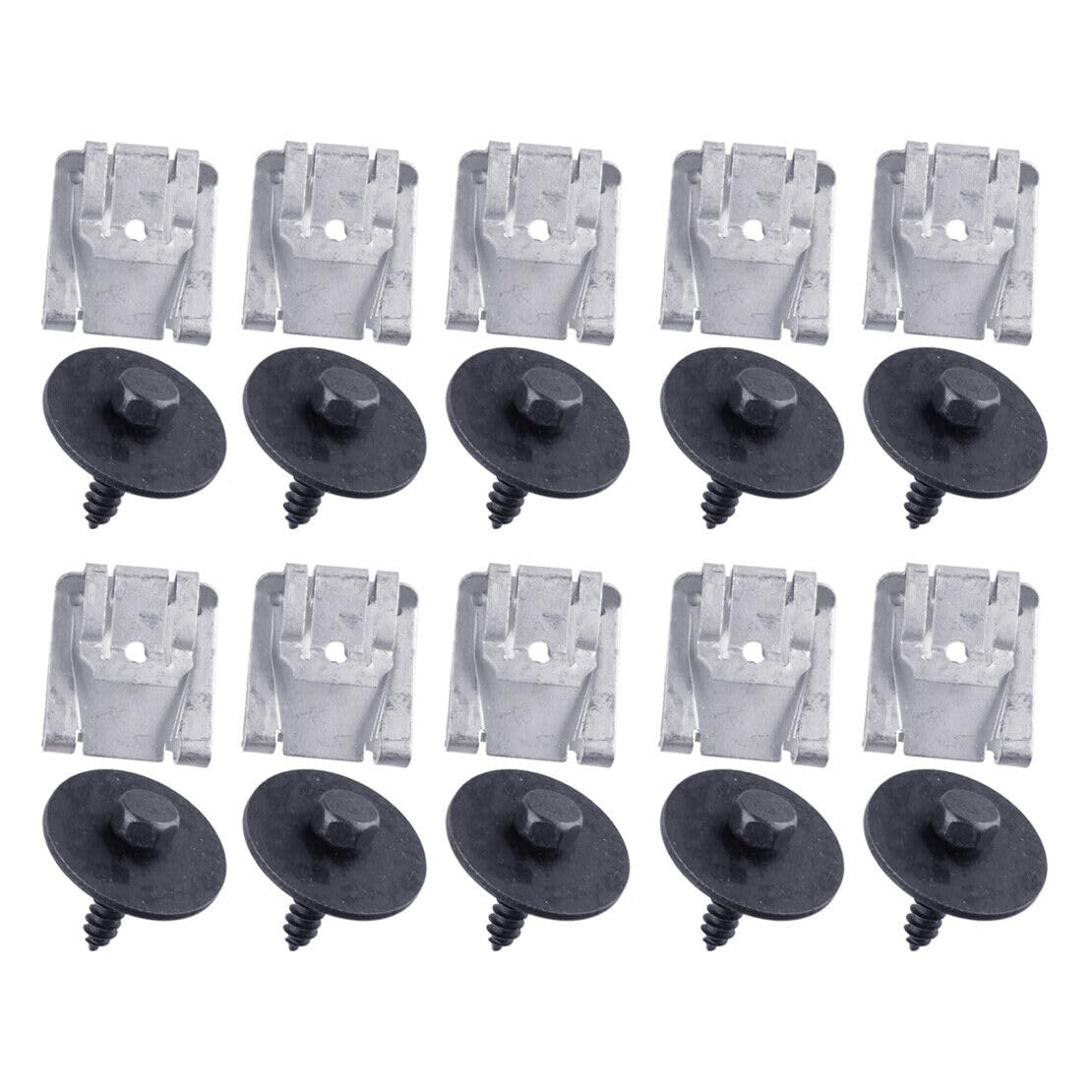 ya 6 8.14 20 Piece Engine Bottom Cover Floor Clip Screw kit Suitable for Mercedes-Benz A B C E M CLK Class