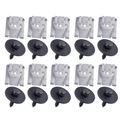 ya 6 8.14 20 Piece Engine Bottom Cover Floor Clip Screw kit Suitable for Mercedes-Benz A B C E M CLK Class