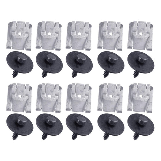 ya 6 8.14 20 Piece Engine Bottom Cover Floor Clip Screw kit Suitable for Mercedes-Benz A B C E M CLK Class
