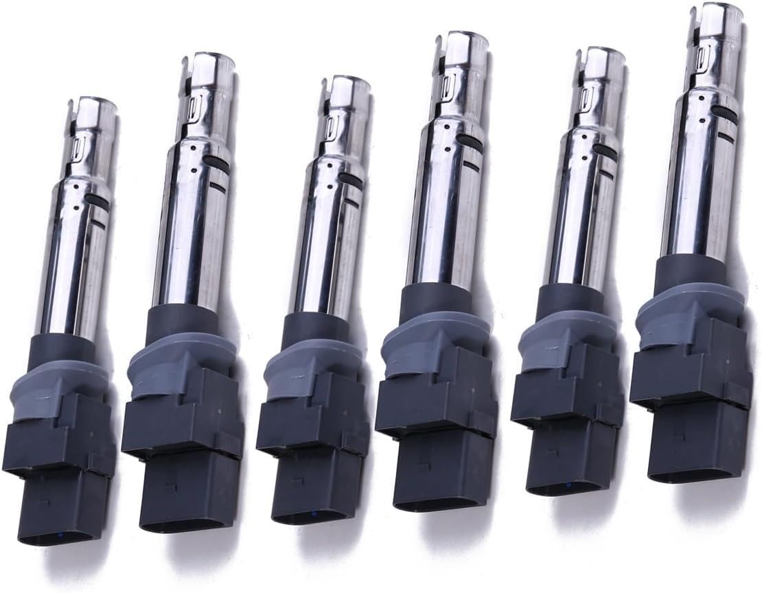 ya 9 10.24 6Pcs Ignition Coils Set for Audi A3 TT for VW for Golf R32 Touareg Eos T5 3.2L