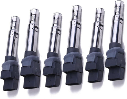 ya 9 10.24 6Pcs Ignition Coils Set for Audi A3 TT for VW for Golf R32 Touareg Eos T5 3.2L
