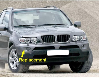 ya 4 8.14 Right side front bumper fog light bezel cover fits for BMW X5 E53 2004-2006