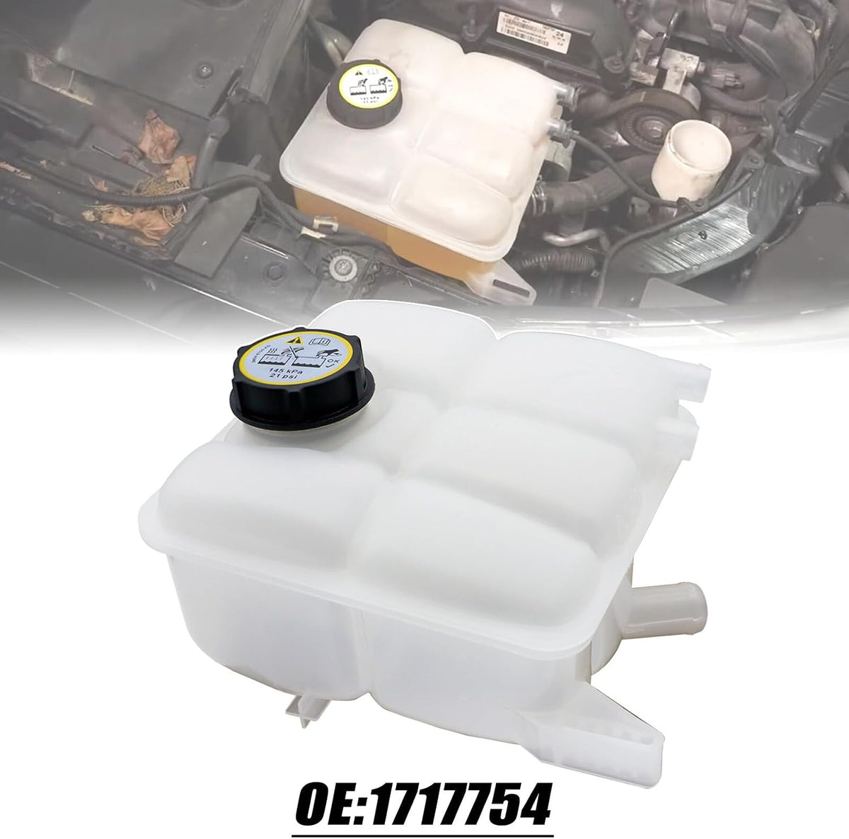 ya 10 9.16 baidi Radiator Coolant Expansion Tank for Ford Focus MK3 C Max Kuga 2010-2019 With Cap