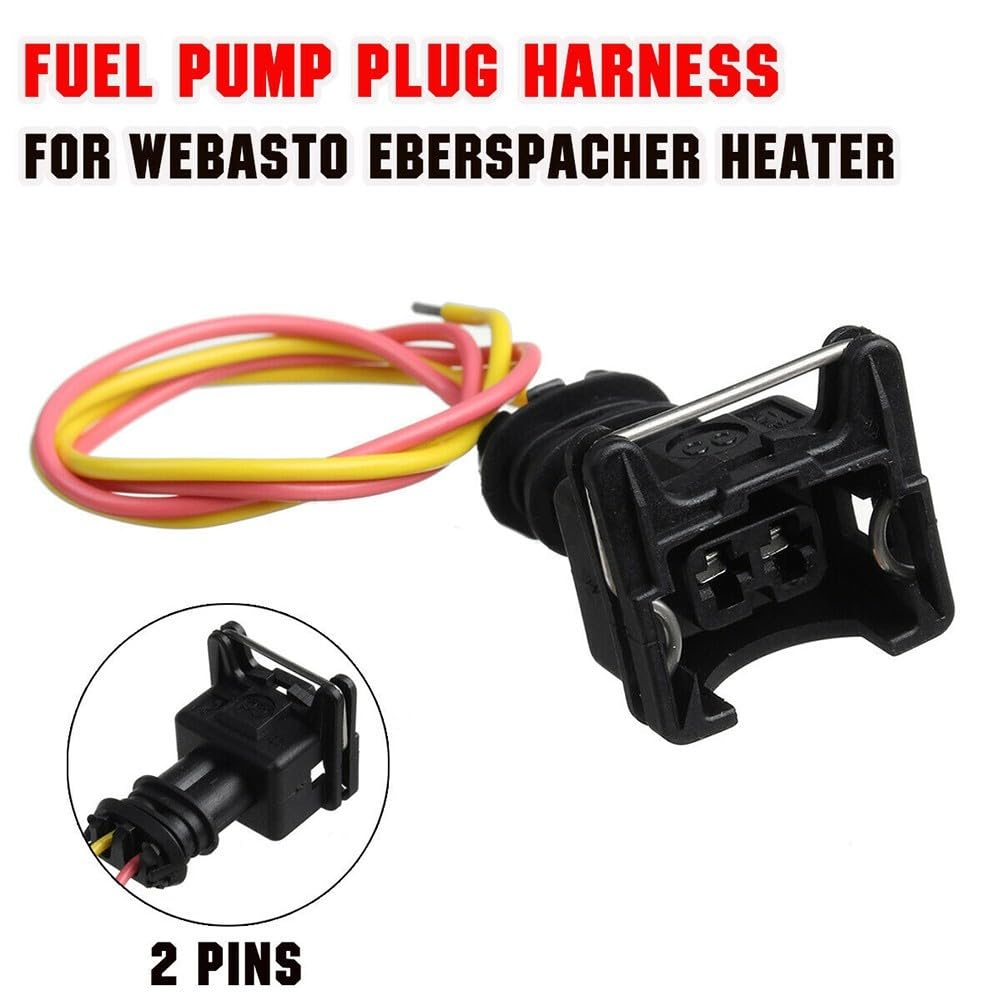 ya 23 10.7 baidi 2 Pin Fuel Pump Wire Harness Connector for Webasto for Eberspacher Heater New