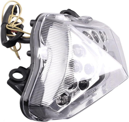 ya 10 9.16 zhengce Motorcycle Clear Brake Turn Signal Tail Light for Kawasaki EX650 2010 2011