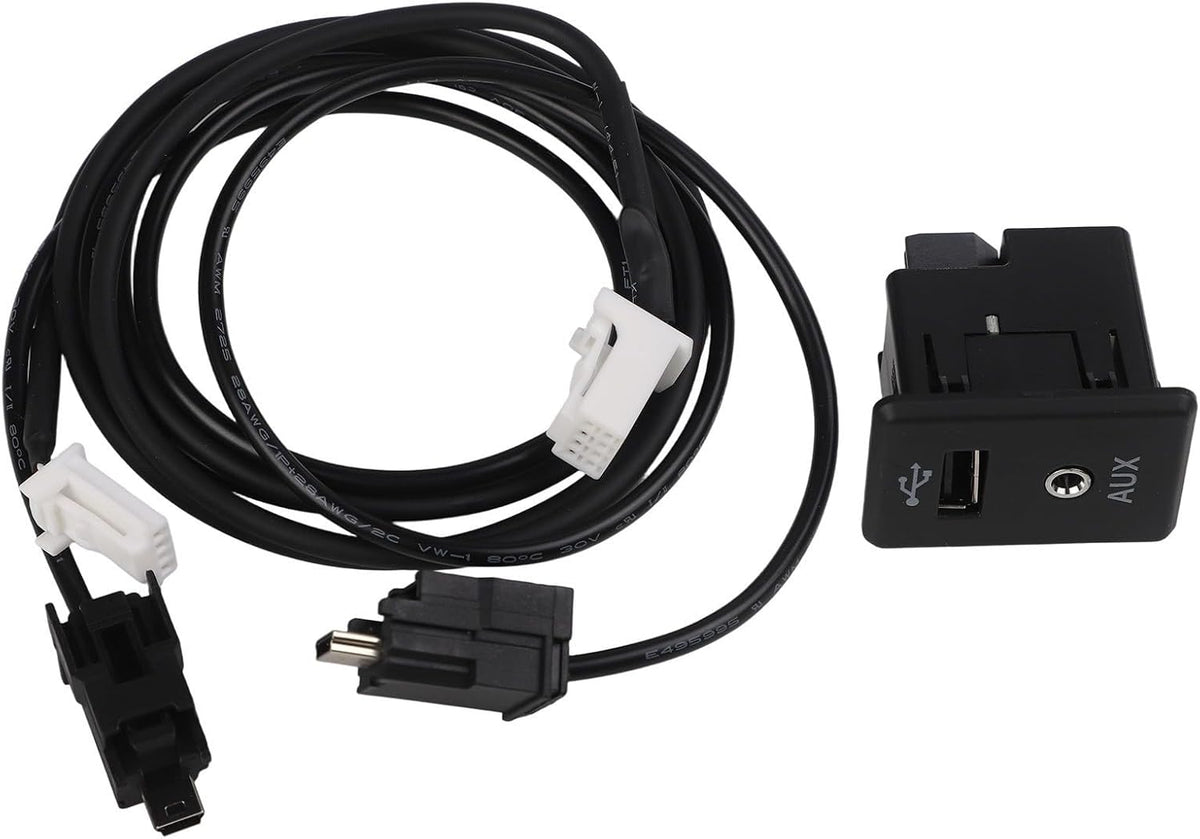 ya 23 10.7 baidi 28023-4BA0B for for Nissan 2013-2019 Auxiliary AUX Stereo Adaptor for Audio Socket+Cable