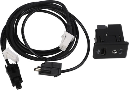 ya 23 10.7 baidi 28023-4BA0B for for Nissan 2013-2019 Auxiliary AUX Stereo Adaptor for Audio Socket+Cable