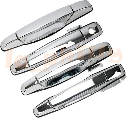 ya 9 10.24 4pcs Outer Door Handle Front Rear Left Right for Escalade Silverado for Sierra for Yukon