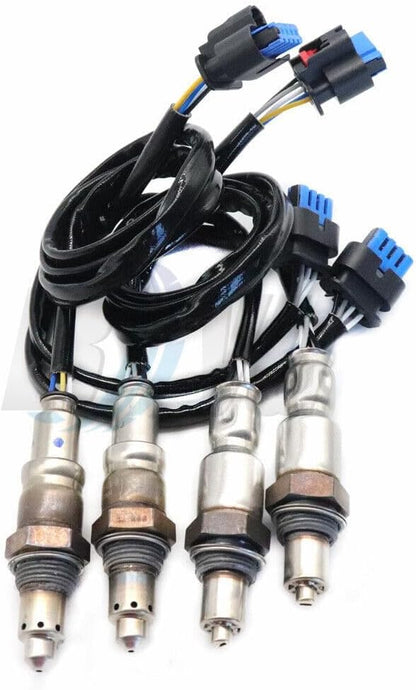 ya 15 10.19 zhengce JL3A9G444AC JL3Z9G444A Set 4pcs Front&Rear O2 Oxygen Sensors for Ford F-15