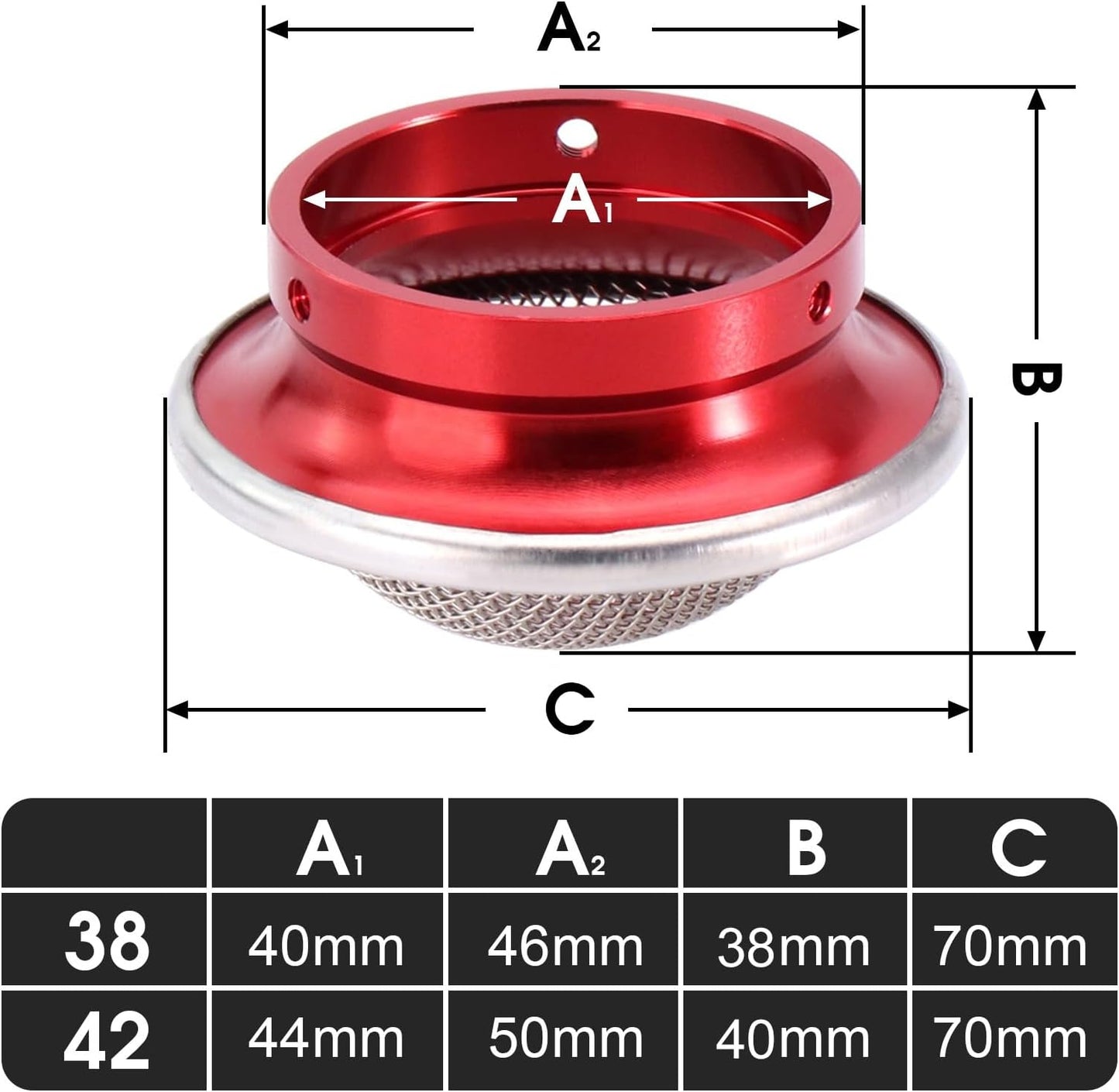 ya 5 8.24 baidi Carburetor 40mm Velocity Stack Air Filter CNC Alu for Mini um Racing Carb Replacement