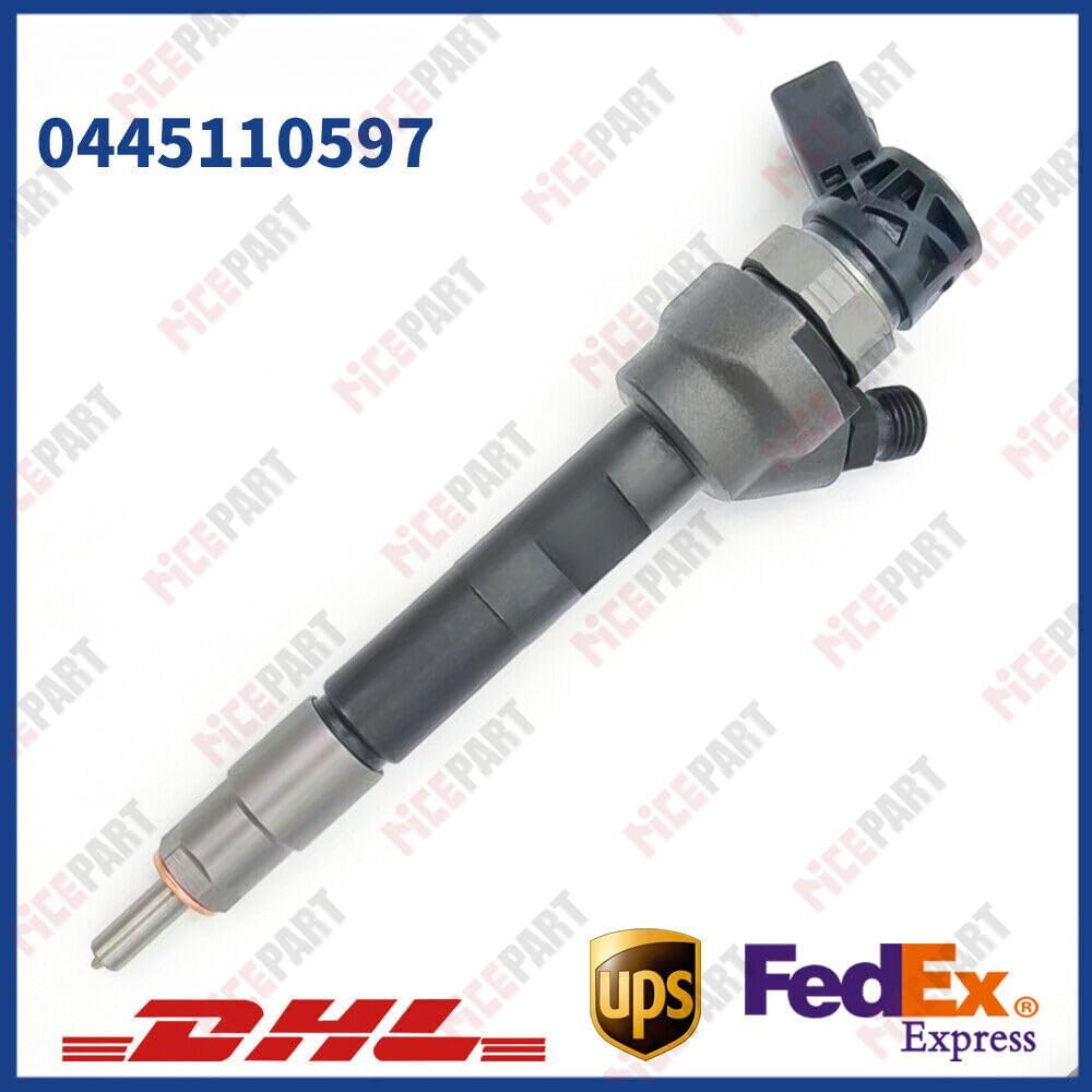 ya 12 10.8 baidi 0445110597 Diesel Fuel Injector Nozzle 0445 110 597 Compatible for BMW X5 2014-2018