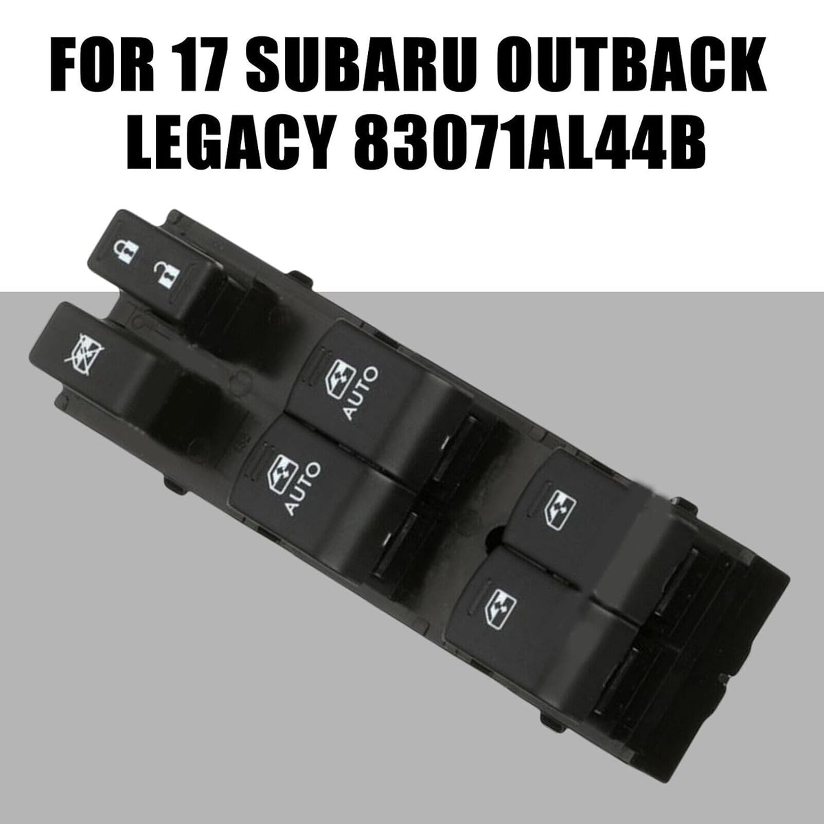 ya 6 8.14 Black Power Window Switch Left Fits 2017 for Subaru Outback Legacy 83071AL44B at