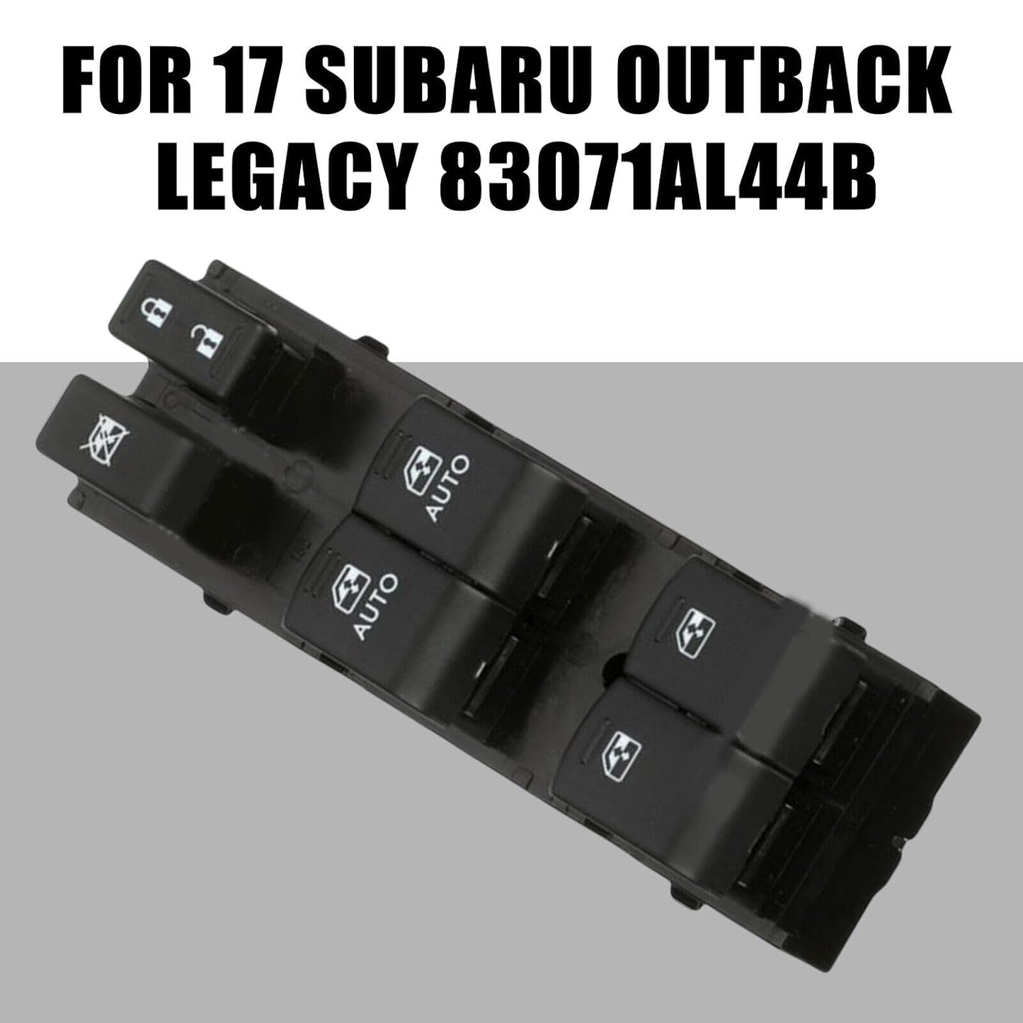 ya 6 8.24 baidi Black Power Window Switch Left Fits 2017 for Subaru Outback Legacy 83071AL44B at