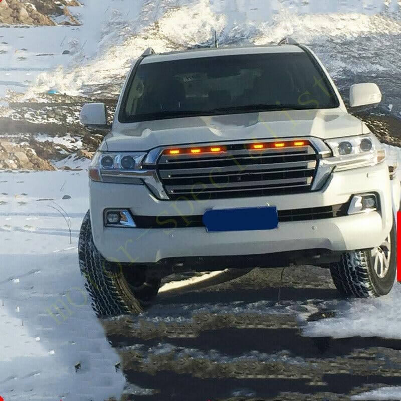 ya 14 9.20 zhengce 6pcs for Toyota Land Cruiser 2016-2021 Front Grille LED Light Raptor Style-1