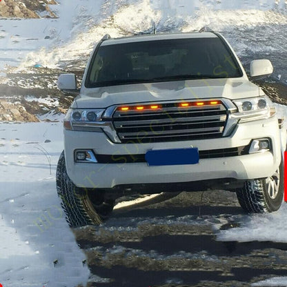 ya 14 9.20 zhengce 6pcs for Toyota Land Cruiser 2016-2021 Front Grille LED Light Raptor Style-1