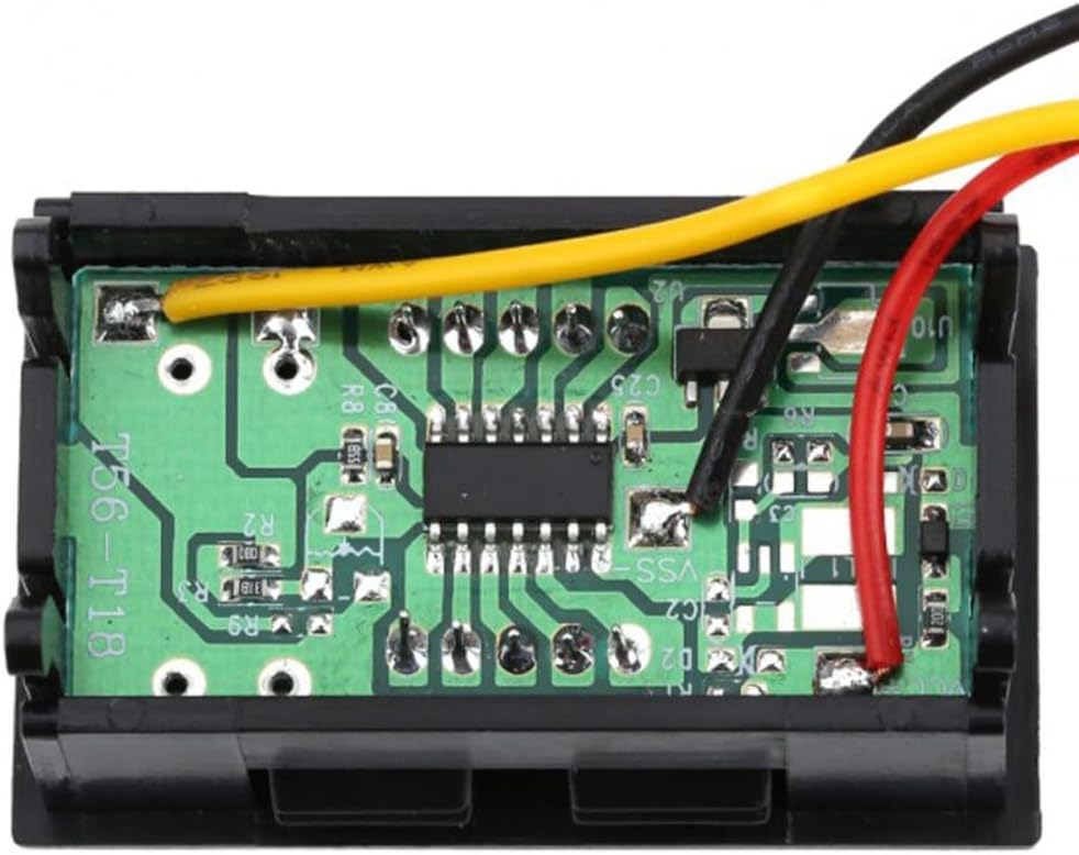 ya 11 9.14 zhengce Automotive Volt Meter Dc Digital Display Voltmeter Ammeter Voltage Tester