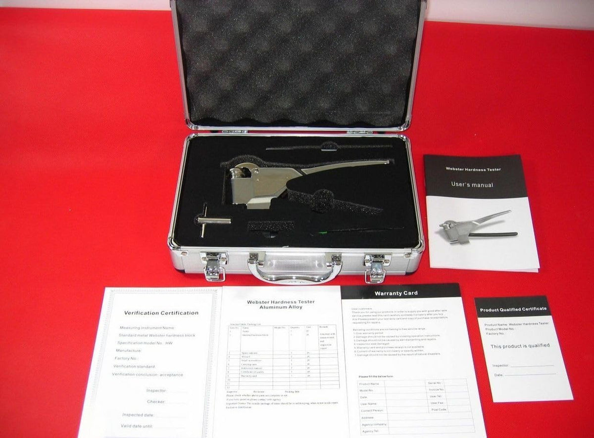 ya 16 10.20 baidi Portable Webster Hardness Tester for Mild Steel W-B92