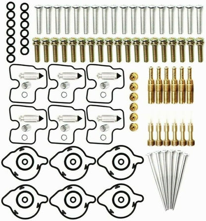 ya 23 10.7 baidi 6x For GL1500C GL1500CT Tour Valkyrie 1500 97-03 Carburetor Repair Kit For for Honda