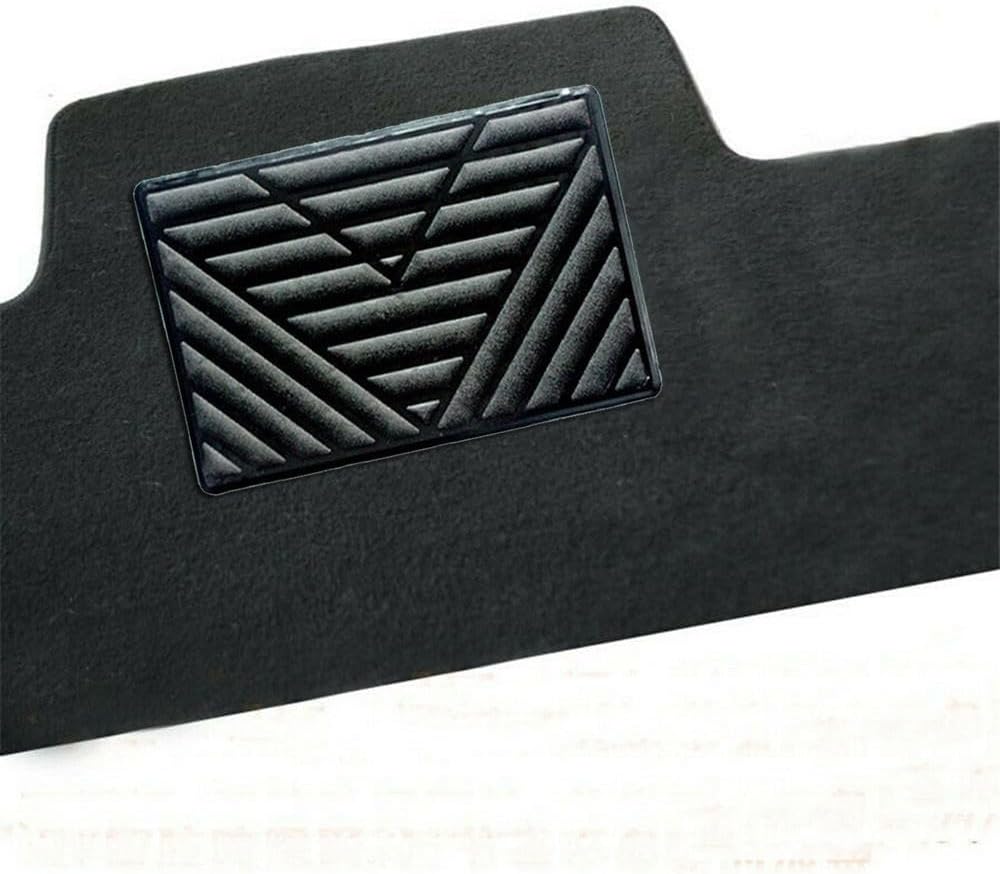 ya 4 8.10 Black PVC Car Floor Carpet Pad Foot Mat Pedal Patch Cover Car Foot Pad Car Mat
