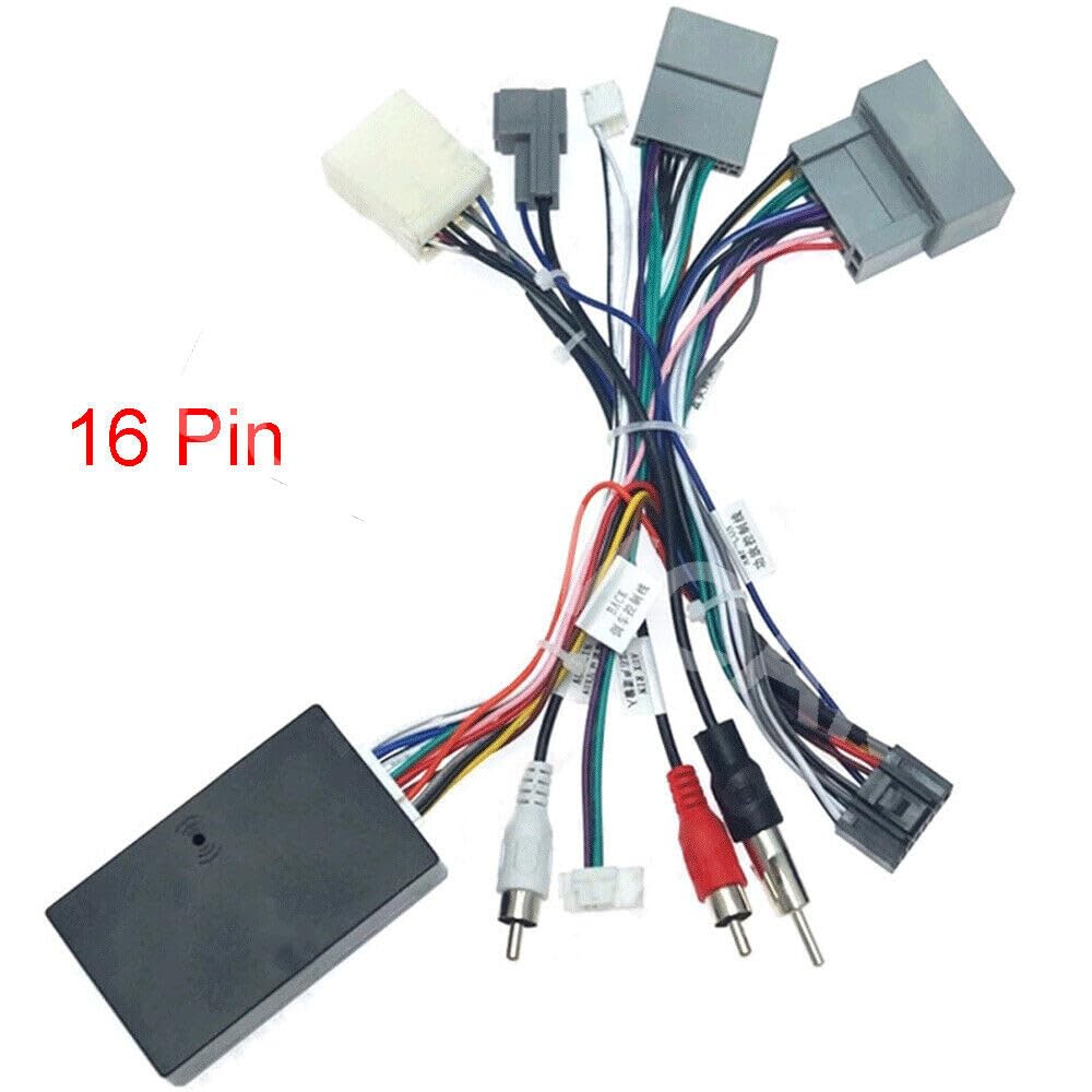 ya 6 8.14 Car Stereo Radio Wiring Harness Adaptor Loom Fit for Honda for Civic CRV 2012-2015