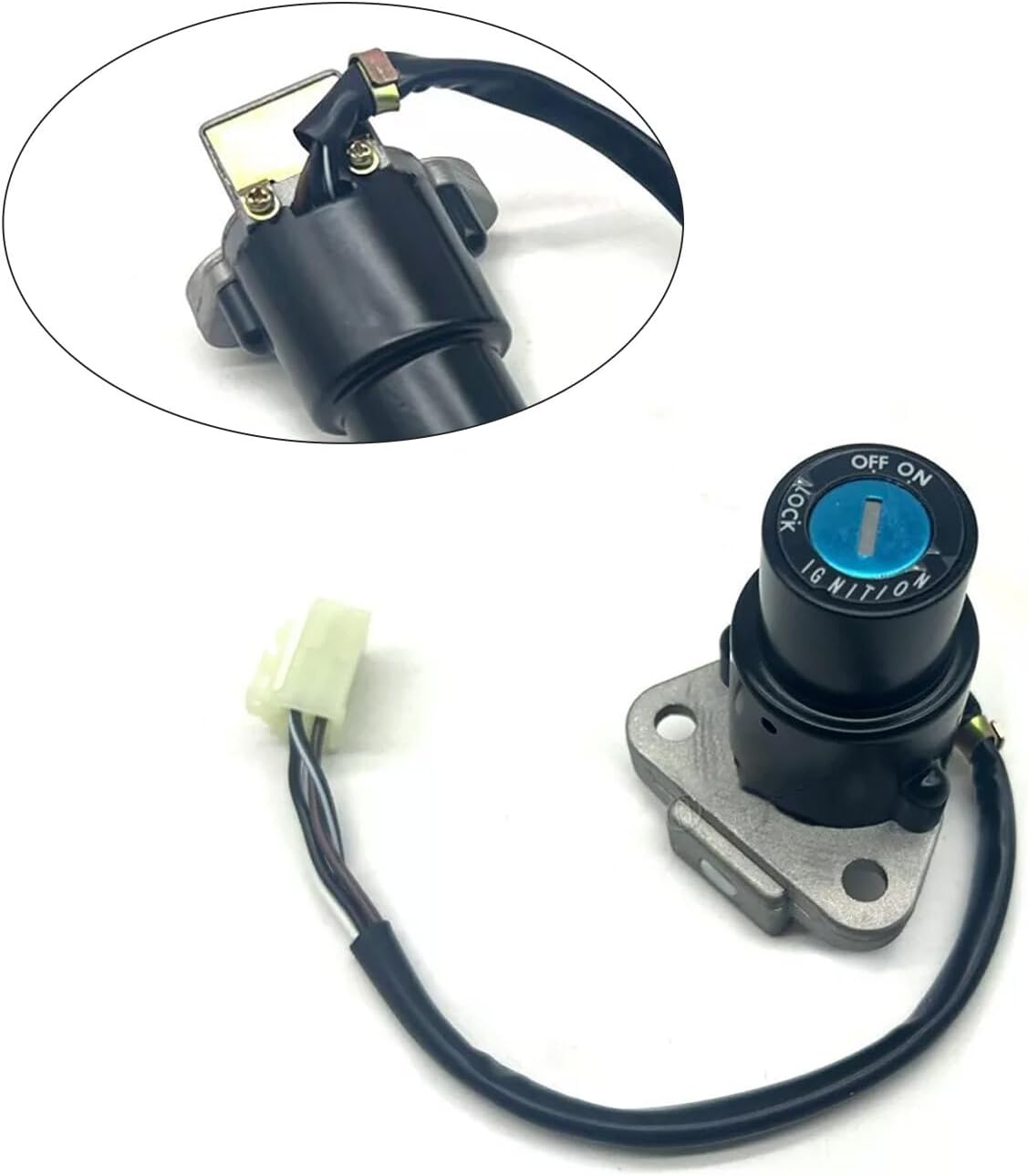 ya 4 8.24 baidi Ignition Switch Fuel Gas Cap Lock Key Set Fit for Kawasaki KLR650 2008-2018 Neio