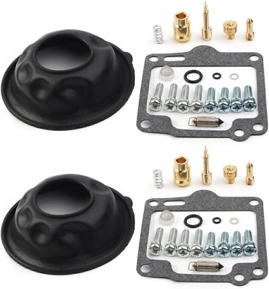 ya 2 8.15 Carburetor Carb Repair Kit w/Plunger Diaphragm for Yamaha XV750 Virago 750 88-97