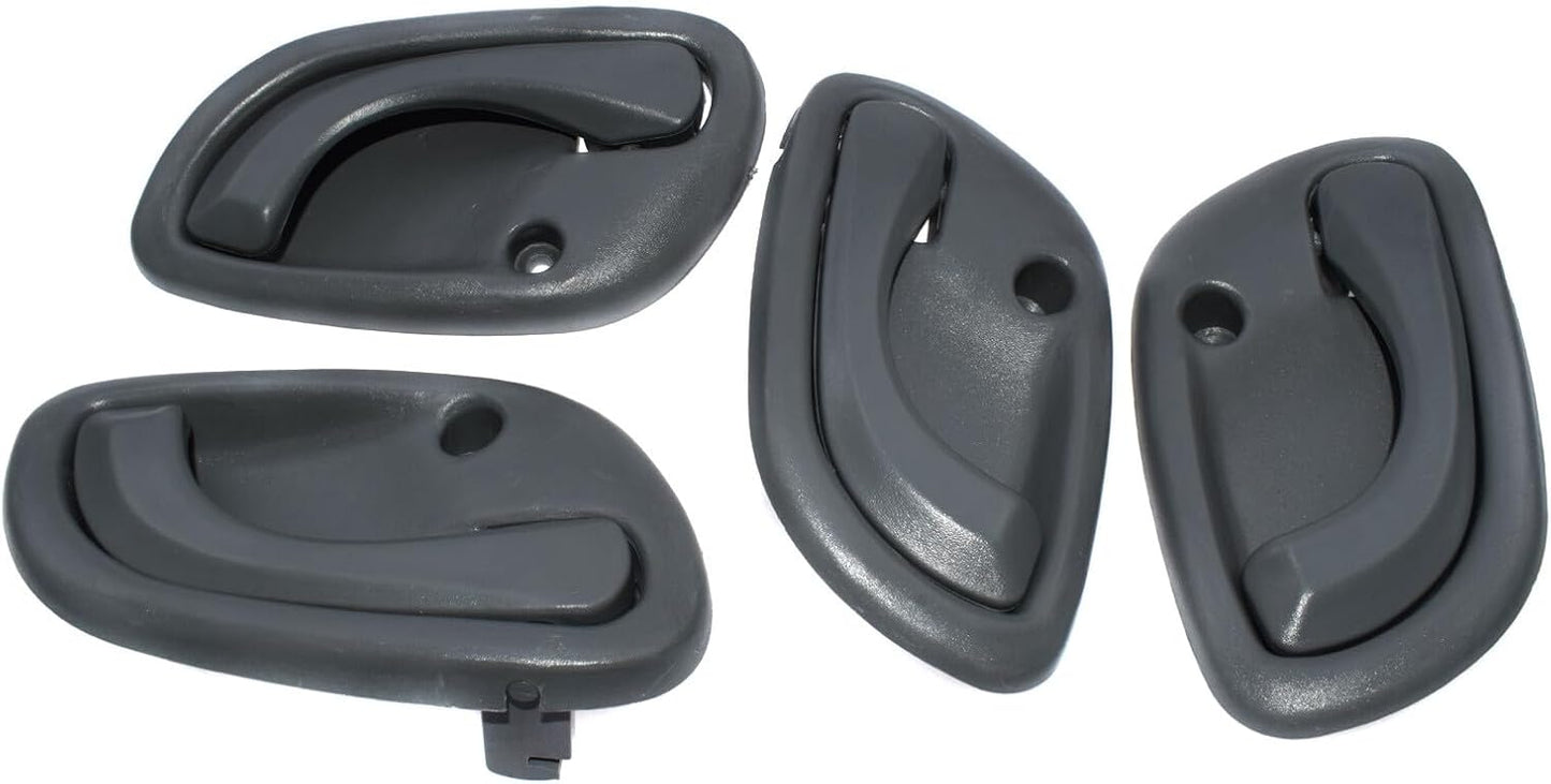ya 4 8.14 Interior Door Handle Gray 4-Piece Set for Suzuki Grand Vitara Esteem XL-7